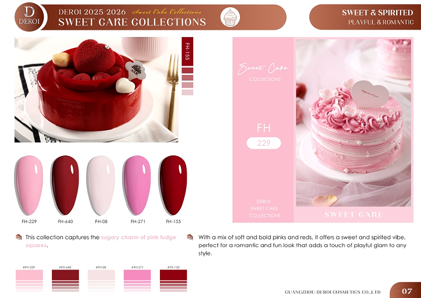 FH-1520色卡-蛋糕系列目录设计展示