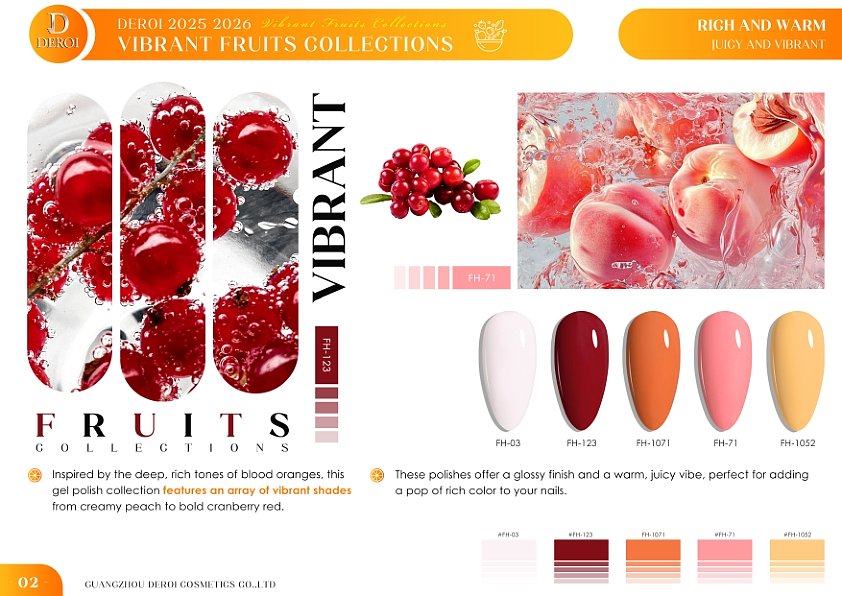 FH-1520色卡-水果系列产品目录设计展示