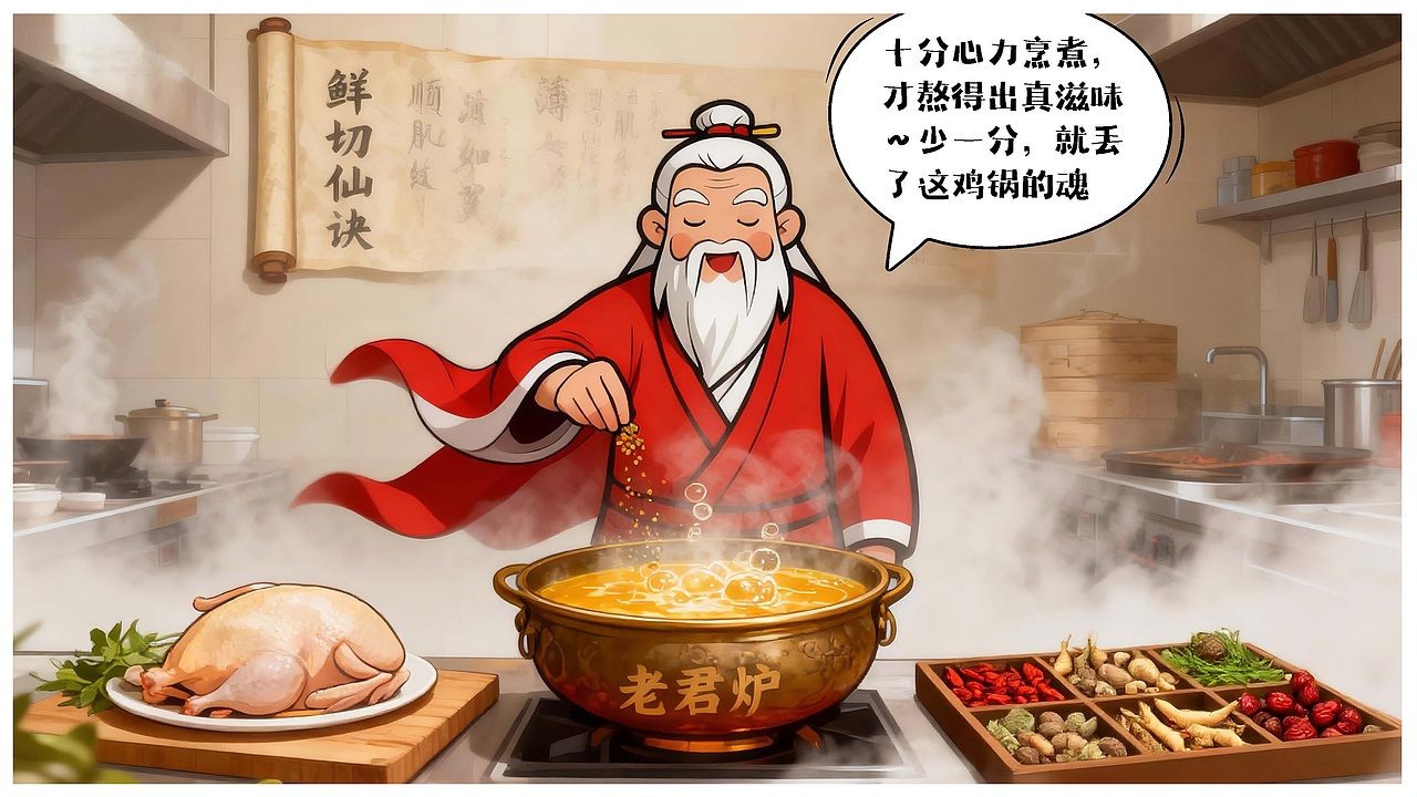 老君炉鲜切鸡火锅《品牌VIS》（图ZMzk4OTU5MDA0） - 品牌 - 站酷设计师时与餐创原创素材 - 站酷ZCOOL