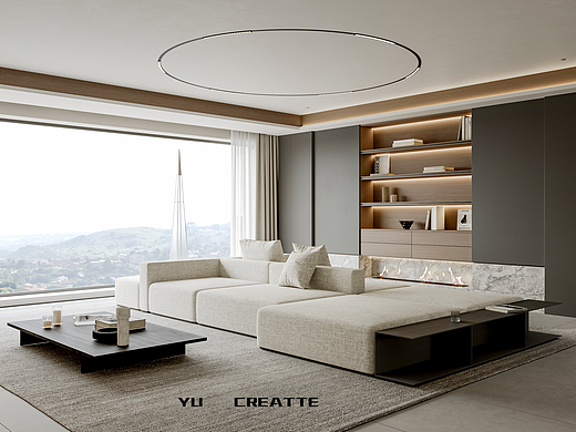 意式极简客餐厅主人房丨近期表现