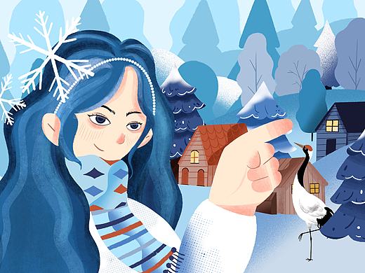 扁平风节气主题