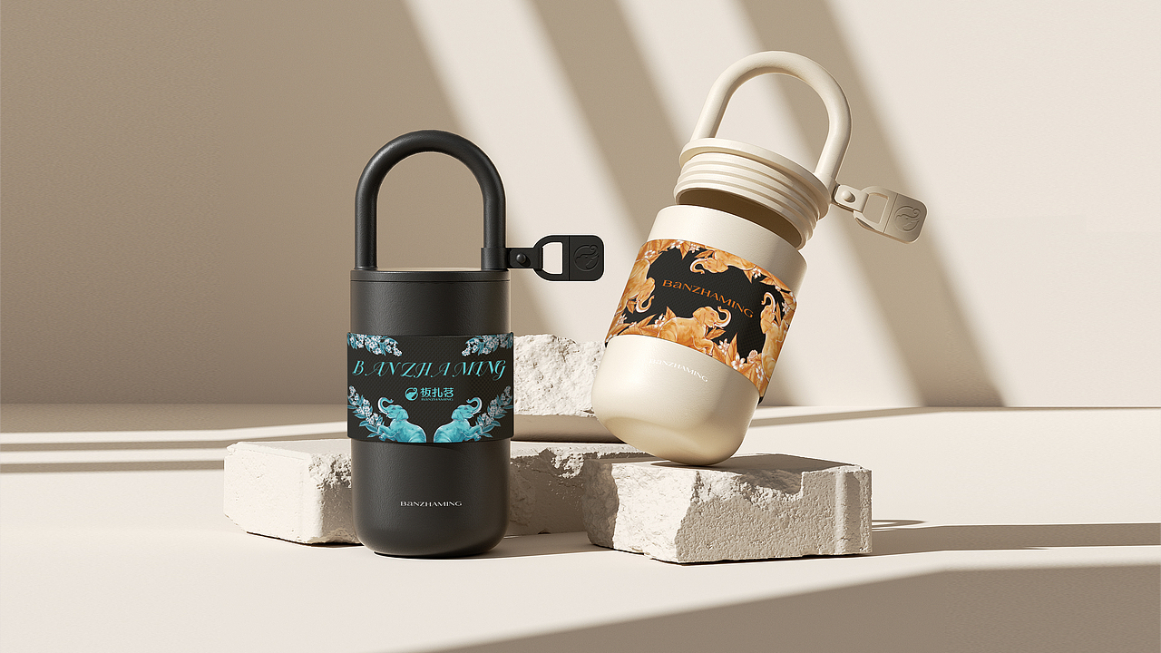 板扎茗-茶饮品牌全案设计/vi设计