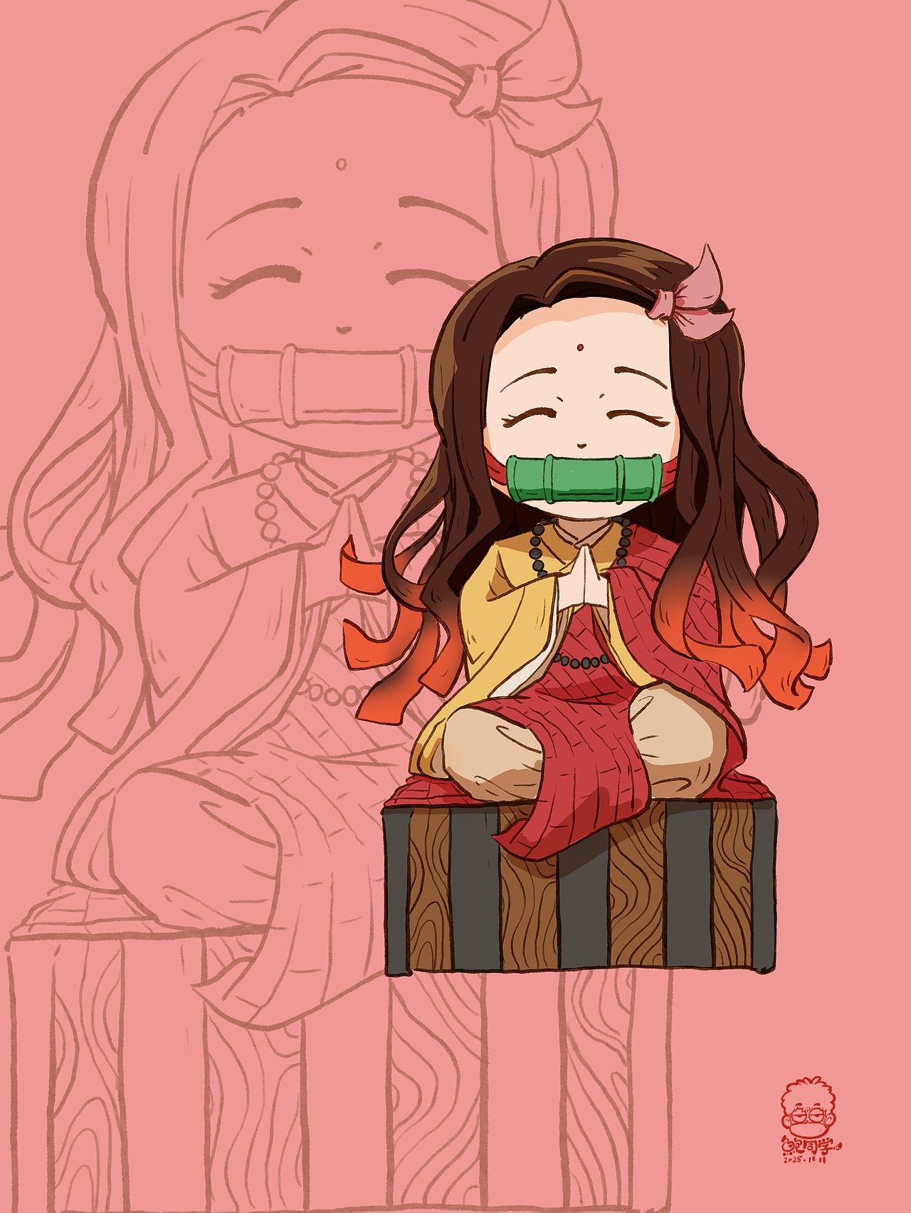 鬼灭之刃联动西游降魔四人组（图ZMzk4OTY3NDYw） - 艺术插画 - 站酷设计师鲍同学原创素材 - 站酷ZCOOL