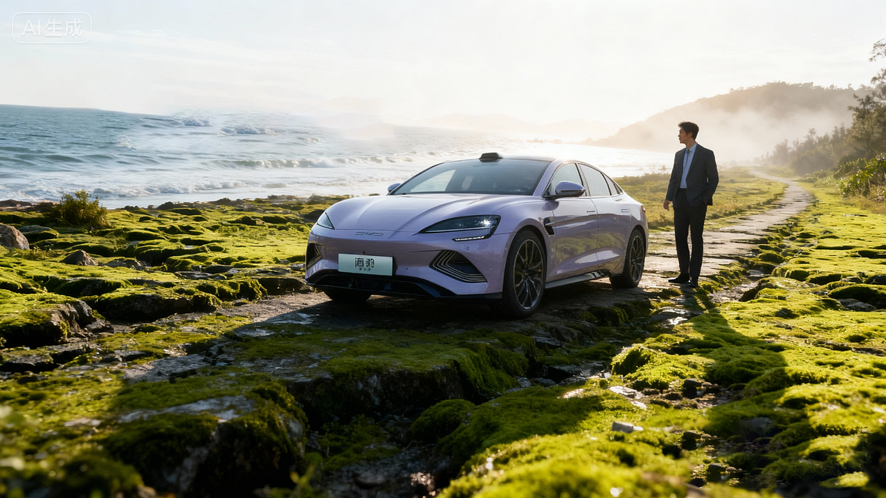 「AI灵感-比亚迪海豹秘境」-Seko AI