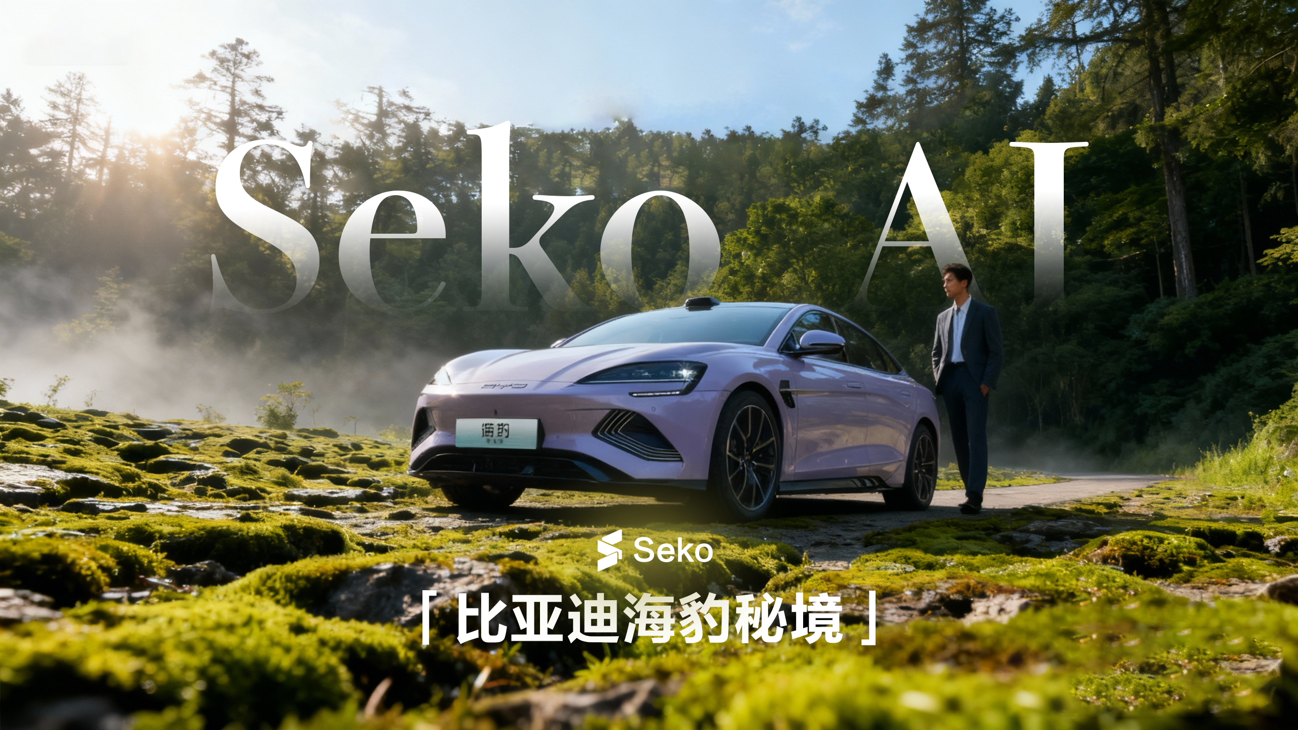 「比亚迪海豹秘境」—Seko AI工具测评（图ZMTUyODA3NDA=） - 评测 - 站酷设计师小海豹设计师原创素材 - 站酷ZCOOL