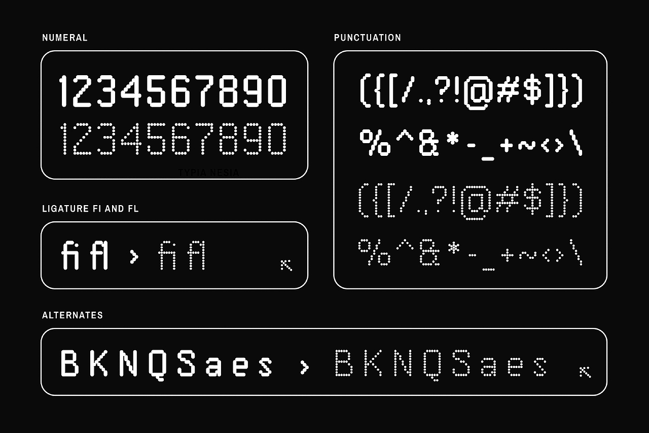 经典复古未来主义点阵像素风海报封面标题英文字体（图ZMzk4OTY5ODA4） - 字体/字形 - 站酷设计师最西文集原创素材 - 站酷ZCOOL