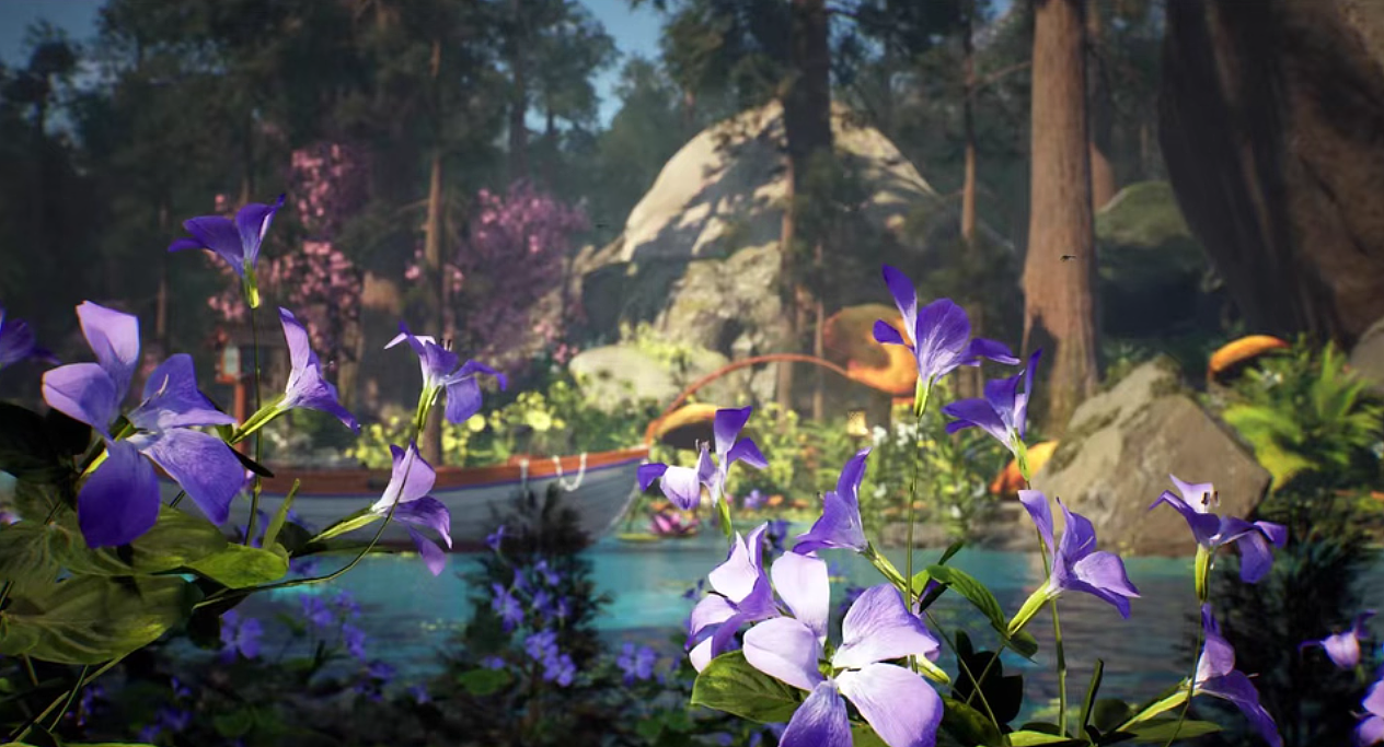 游戏场景建模渲染