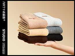 袜子拍摄 | 棉袜摄影 x 电商羊毛加厚棉袜子创意拍摄