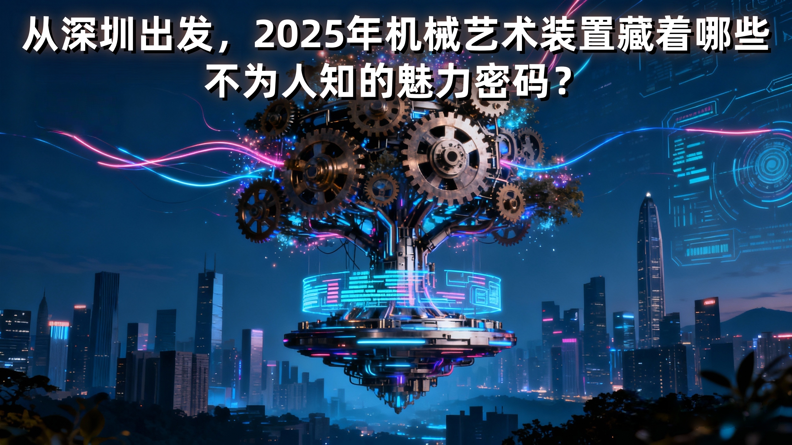 从深圳出发，2025年机械艺术装置藏着哪些不为人知的魅力密码？（图ZMTUyODEwMDA=） - 资讯 - 站酷设计师柿子创意机构原创素材 - 站酷ZCOOL