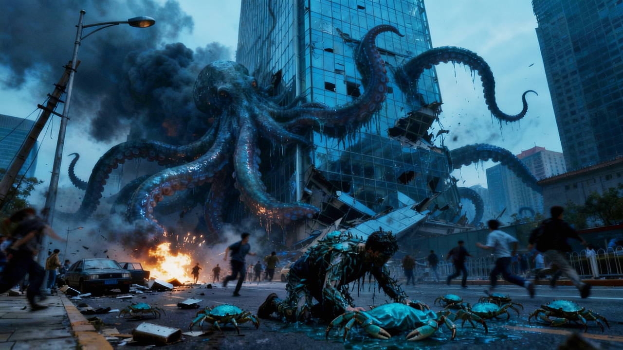 AI科幻短片《脑机12》