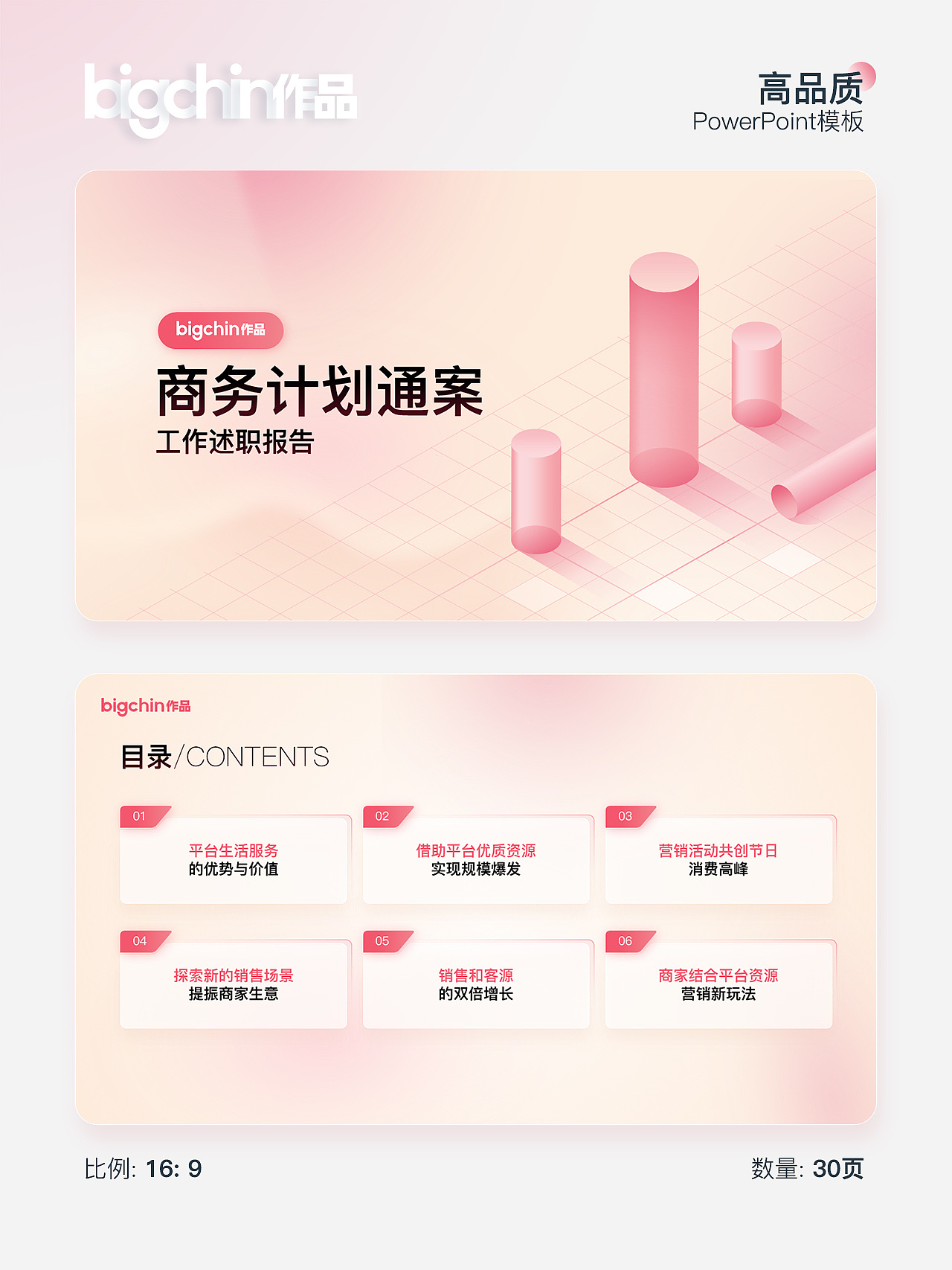 商业计划通案PPT模板