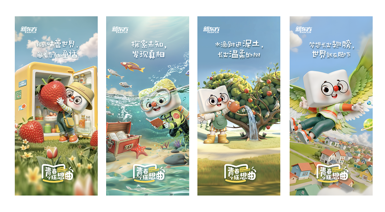 《青春狂想曲》新东方读书人IP品牌视觉演绎