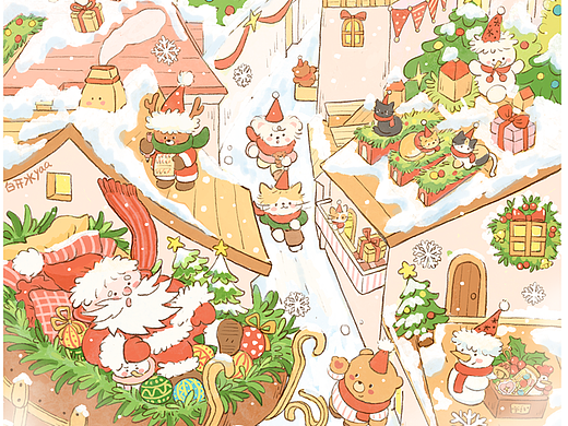 啊哈!圣诞老人被发现了!