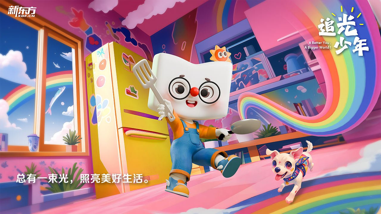 《追光少年》新东方读书人IP品牌视觉演绎