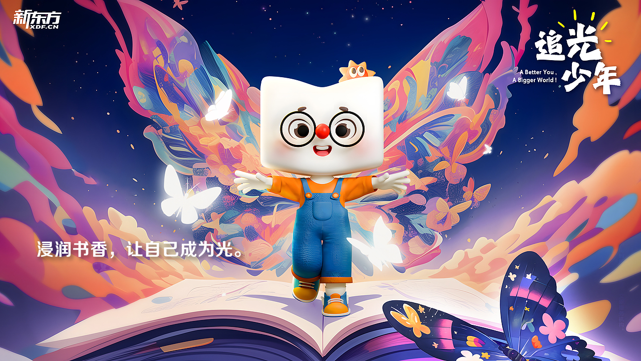 《追光少年》新东方读书人IP品牌视觉演绎