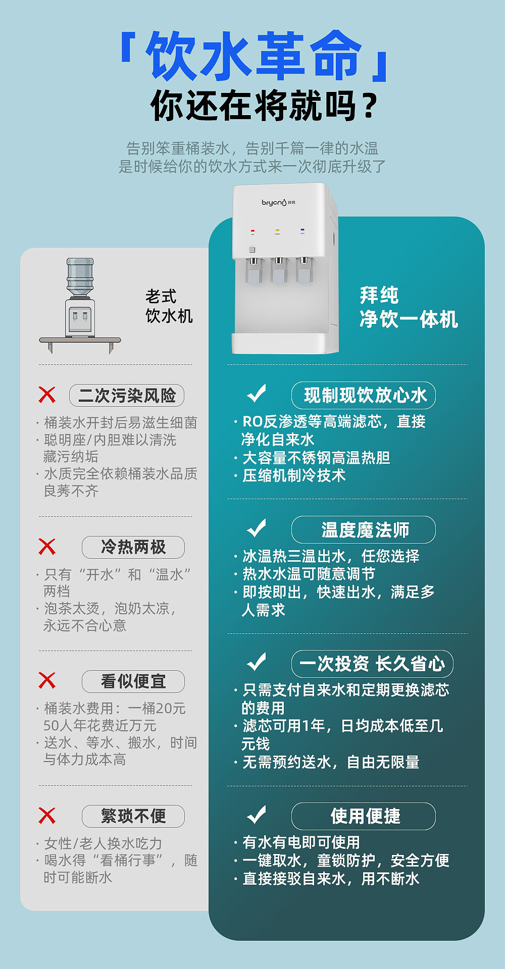 拜纯净饮一体机