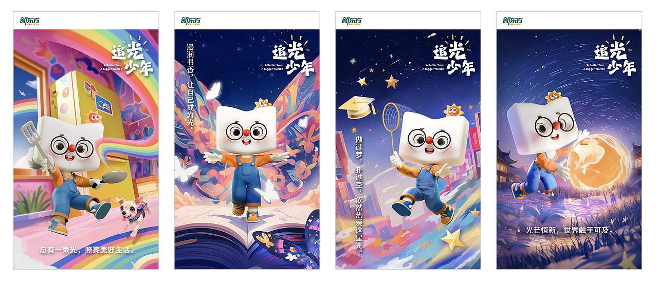 《追光少年》新东方读书人IP品牌视觉演绎