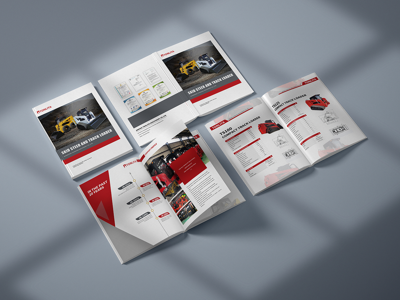工程机械产品宣传画册