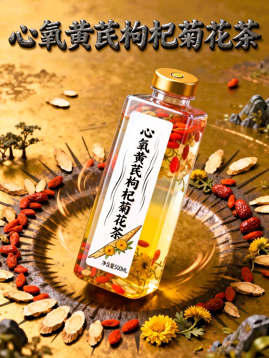 心氧黄氏枸杞菊花茶