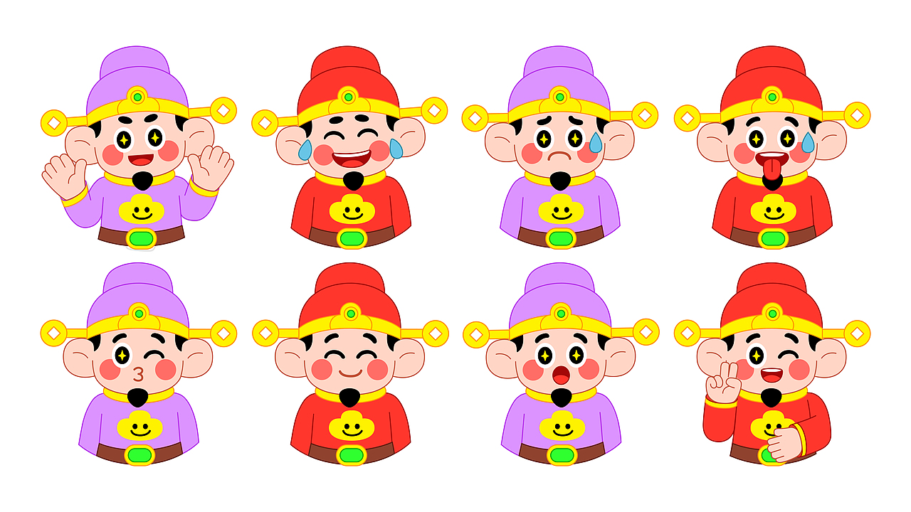 Wealth goodman 财神宝宝IP设计