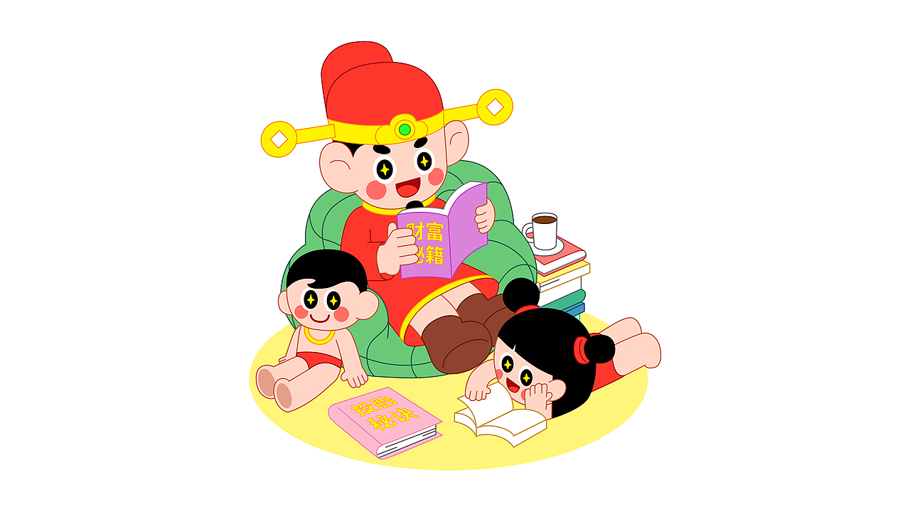 Wealth goodman 财神宝宝IP设计