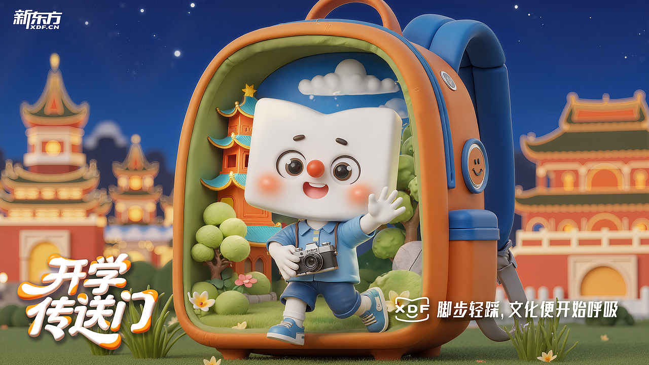 《开学传送门》新东方读书人IP品牌视觉演绎