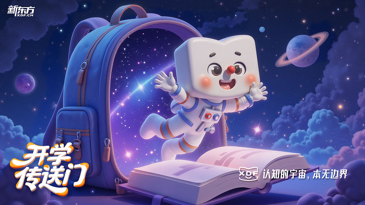 《开学传送门》新东方读书人IP品牌视觉演绎（图ZMzk4OTk4MTI4） - IP形象 - 站酷设计师米粒mylove原创素材 - 站酷ZCOOL