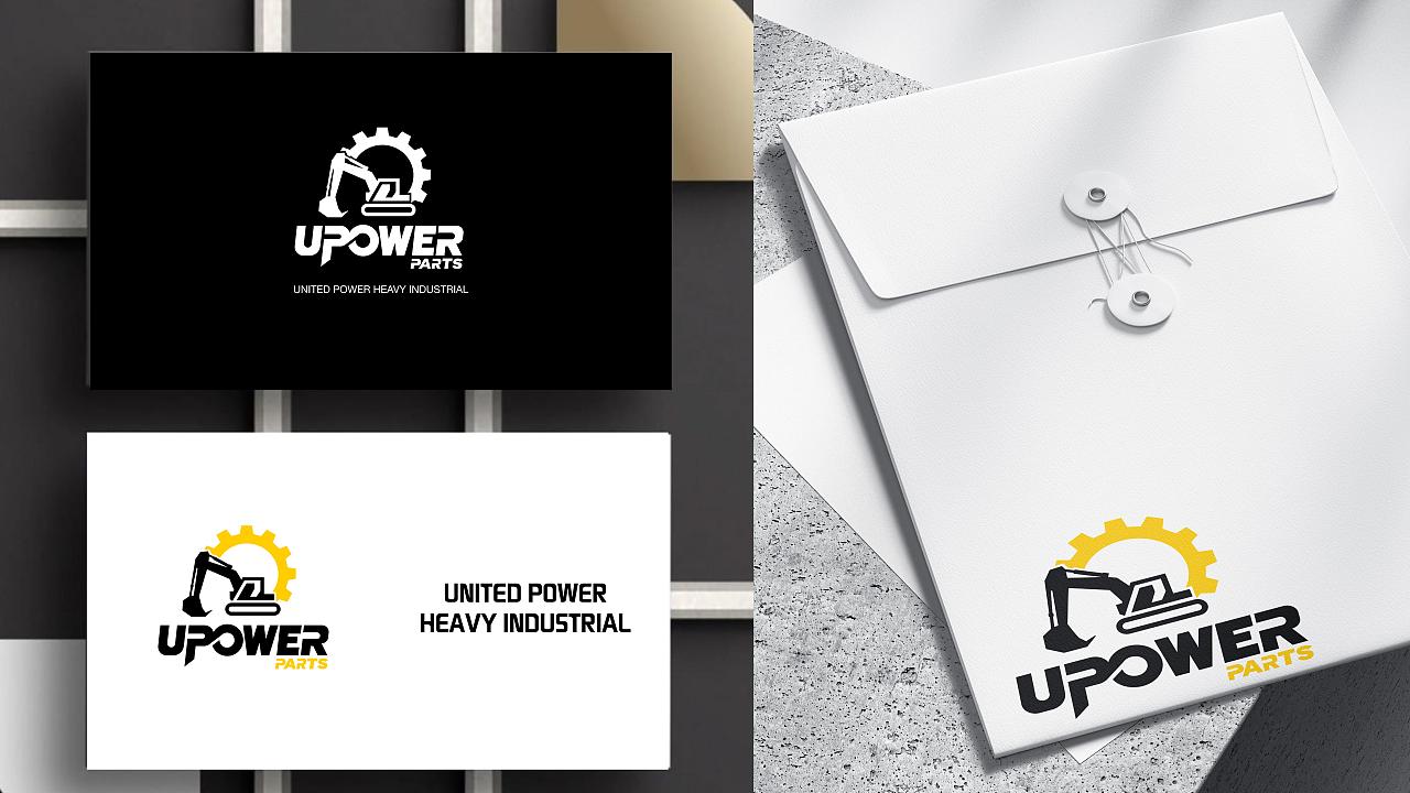 JINGY✖UPOWER PARTS｜机械制造品牌logo设计