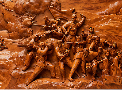 浮雕设计——致敬上甘岭