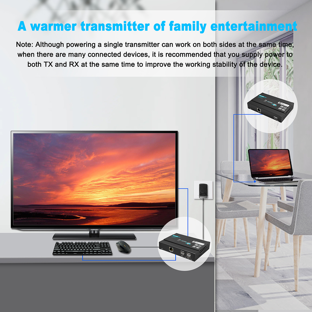 亚马逊主图设计，HDMI无线延长器HSV系列（图ZMzk5MDA0MjI4） - 其他平面 - 站酷设计师晓钟原创素材 - 站酷ZCOOL