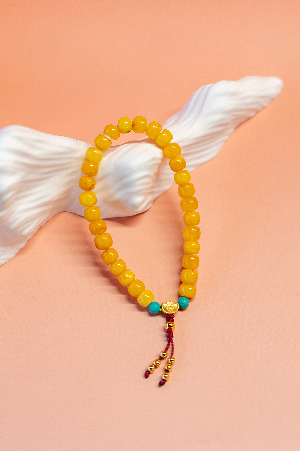 蜜蜡手串摄影修图