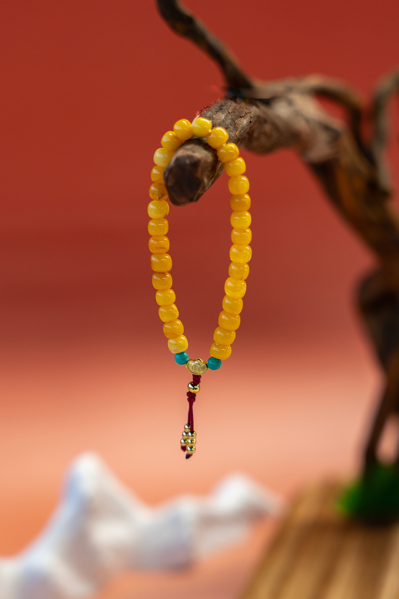 蜜蜡手串摄影修图