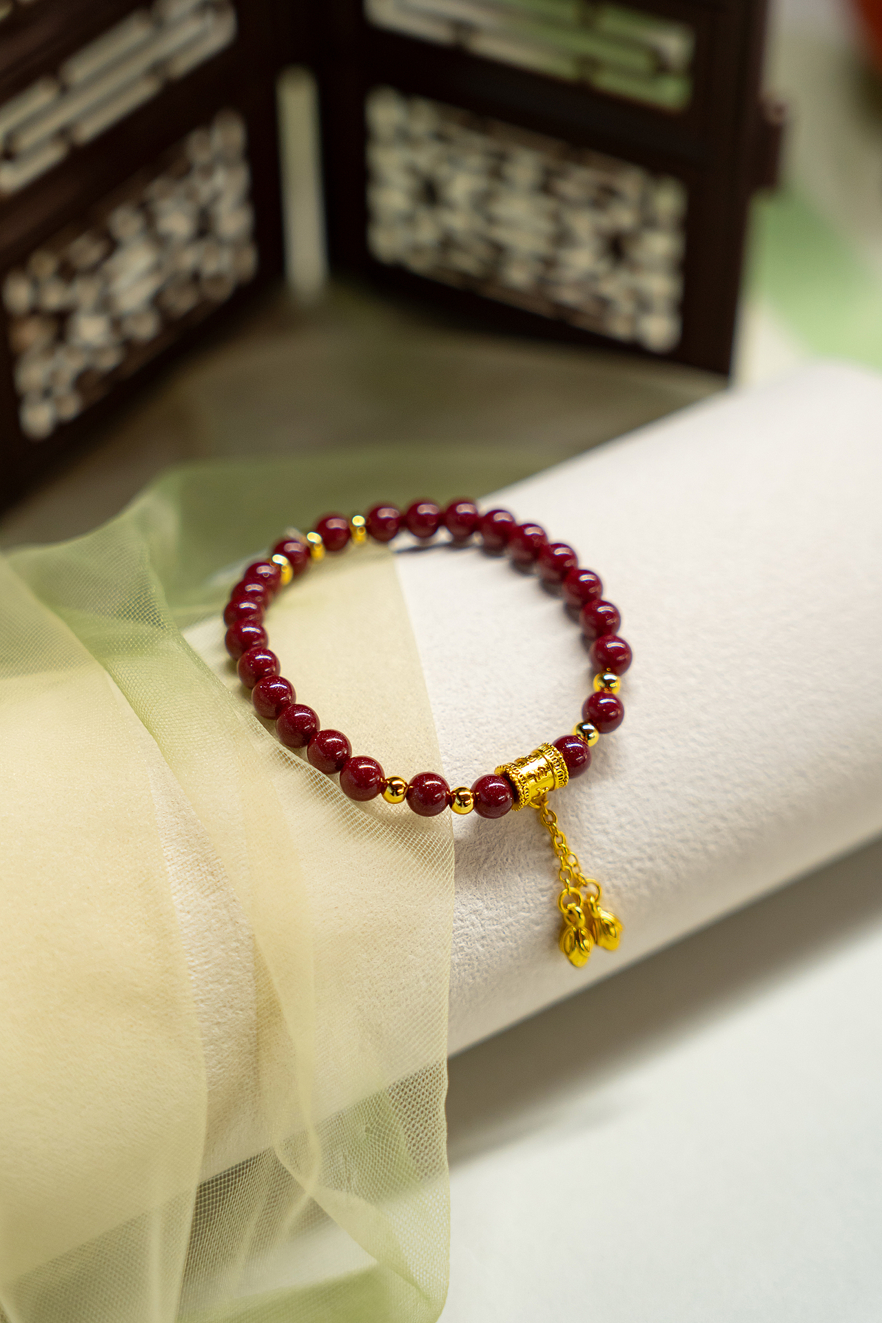 玉石手串摄影修图