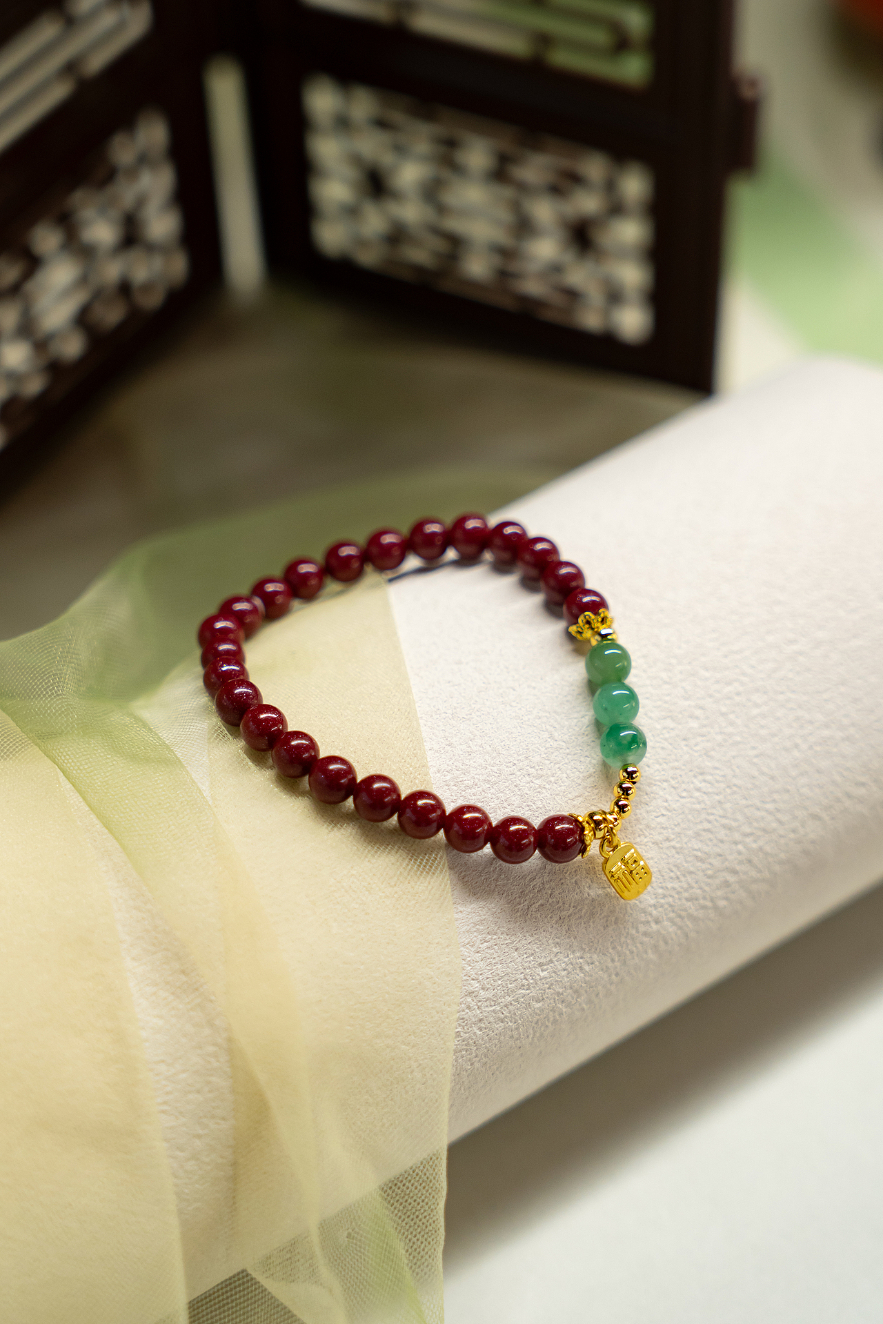 玉石手串摄影修图