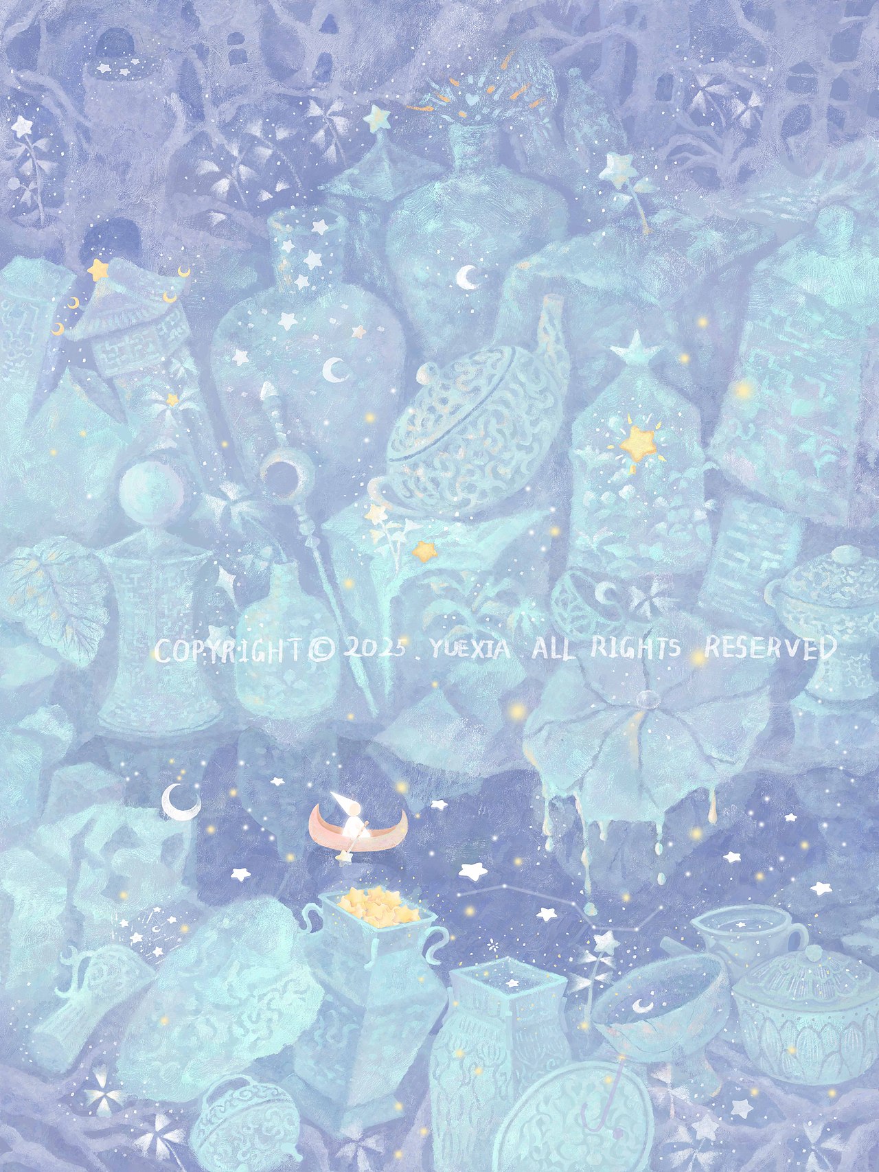 近期一些原创插画作品