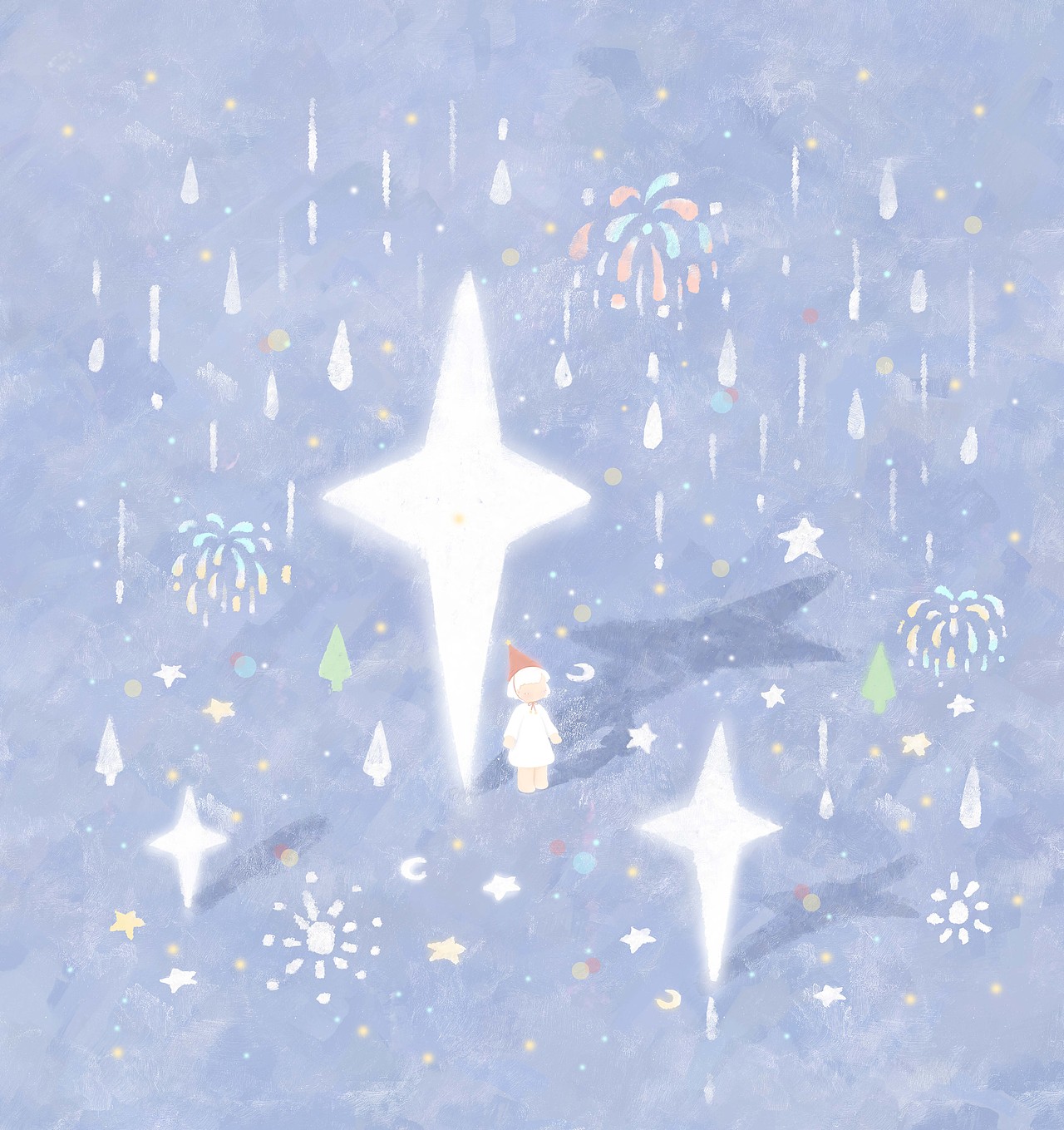 近期一些原创插画作品