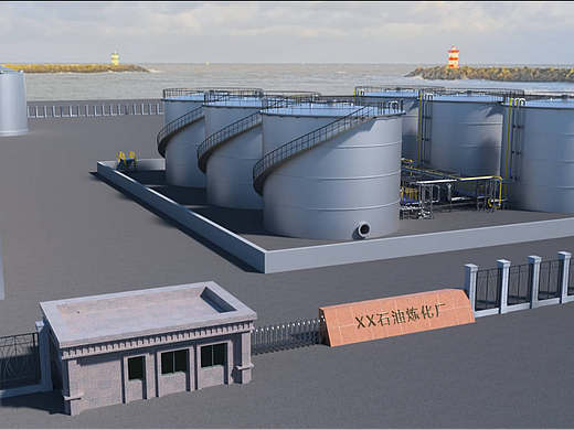 化工厂动画演示静帧展示