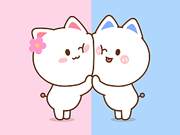 桃小仙可爱聊天背景图~