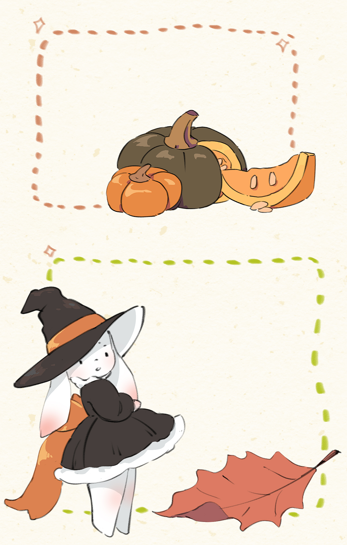 南瓜·兔子便签内页2