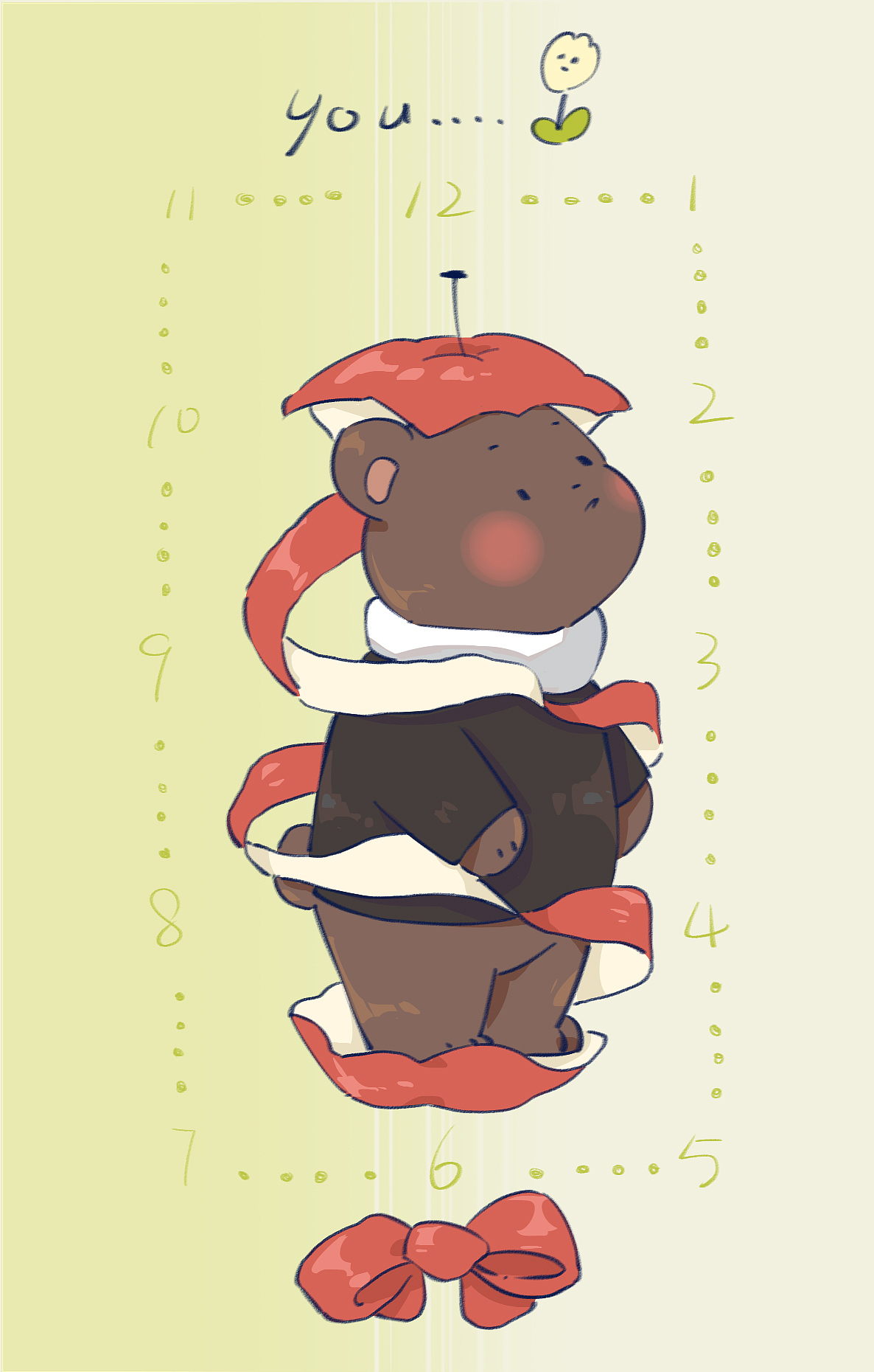 苹果·小熊便签内页2