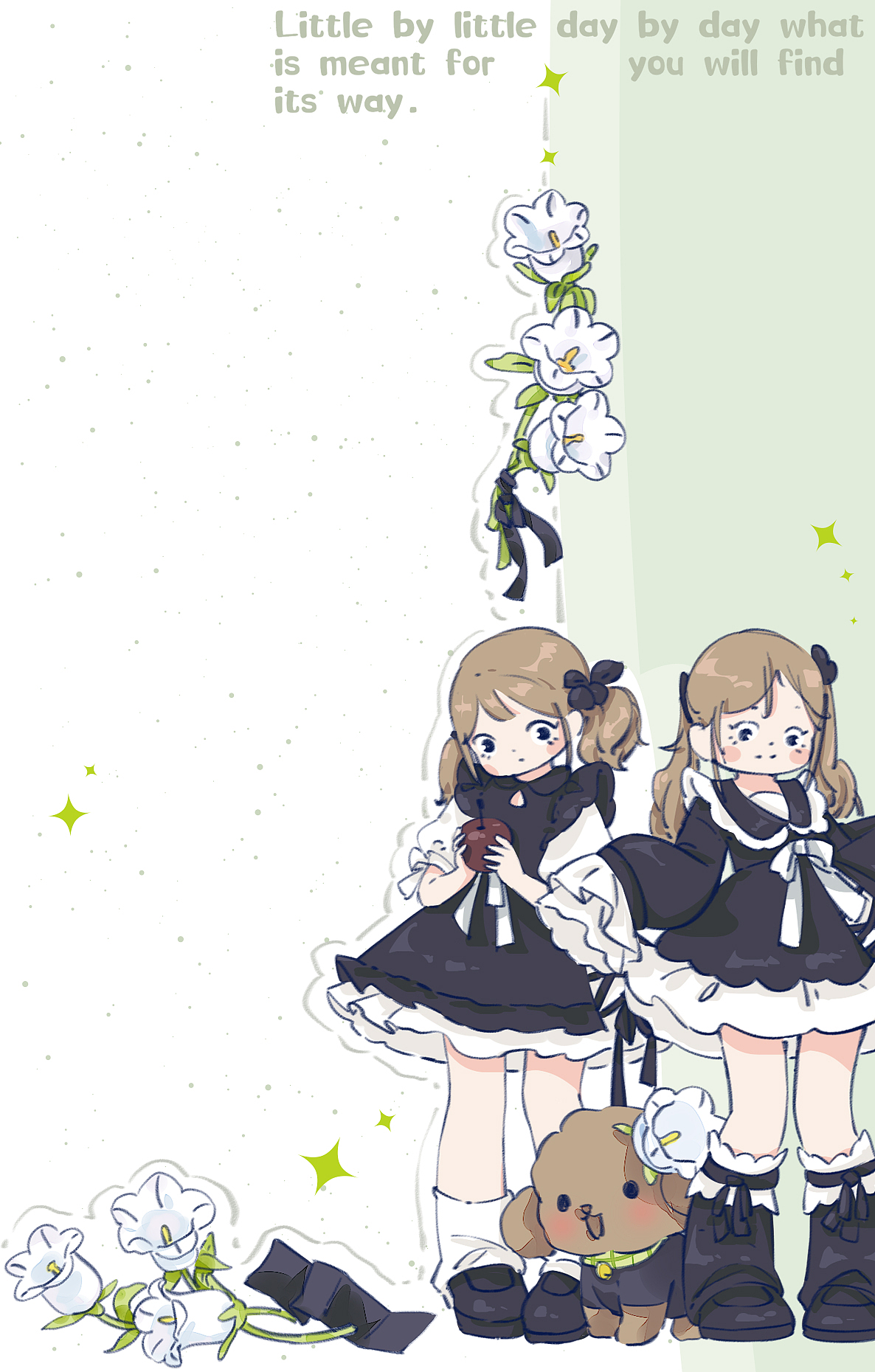 花儿与少女便签内页1