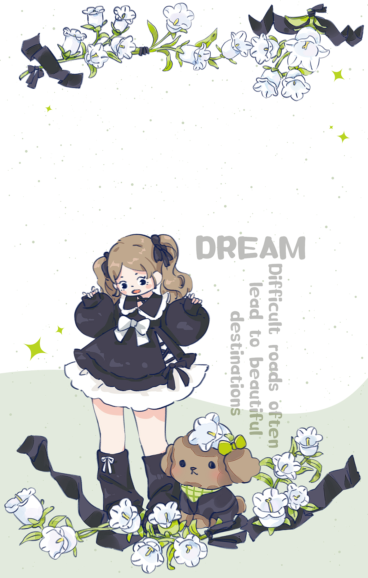 花儿与少女便签内页4