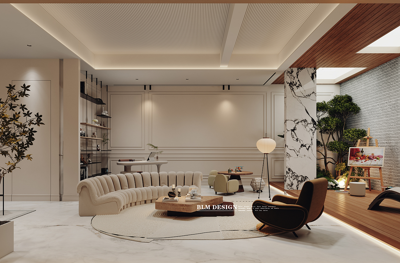 美式别墅-白龙马效果图（图ZMzk5MDE4NjA4） - 家装设计 - 站酷设计师白龙马效果图欣欣原创素材 - 站酷ZCOOL