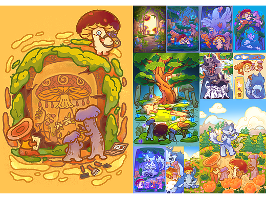 “旺旺”与《菇菇探险队》 | 我的蘑菇IP绘本创作记录