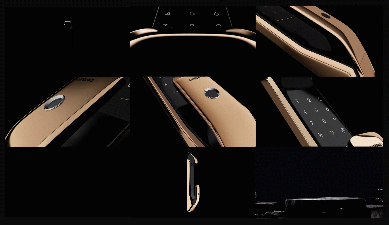 电子门锁 | C4D三维动画