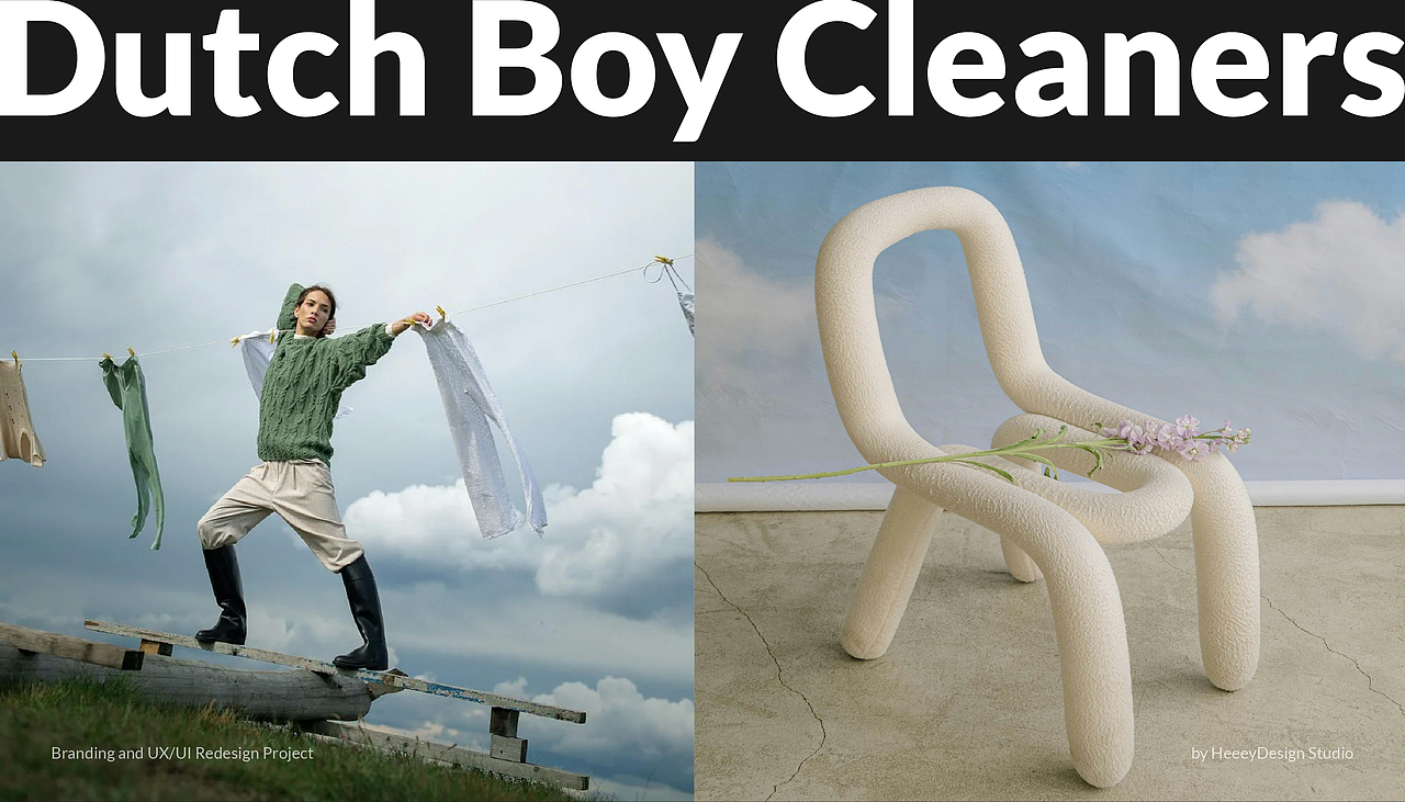 Dutch Boy Cleaners 品牌重塑与网页设计(图ZMzk5MDI2OTI0) - 企业官网 - 站酷设计师JW_喜Design原创素材 - 站酷ZCOOL