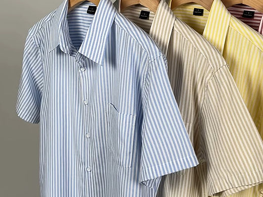 短袖衬衫视频糖果色组合录像