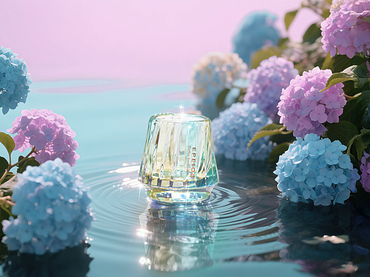 「 AI 」创作 第二弹｜当水晶杯邂逅鲜花 