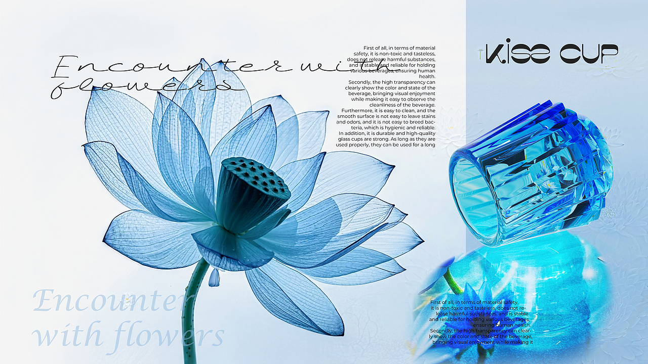 「 AI 」创作 第三弹|当水晶杯邂逅鲜花