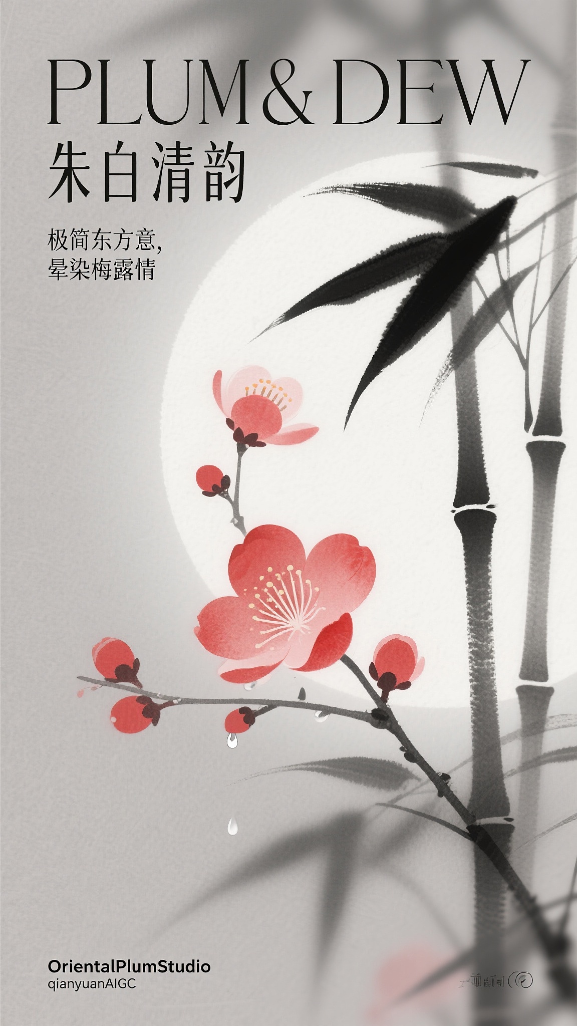 砸钱熬肝数天，我用AI把中式美学玩出了花！（图ZMzk5MDMyNTQw） - AI作品 - 站酷设计师乾元AIGC原创素材 - 站酷ZCOOL